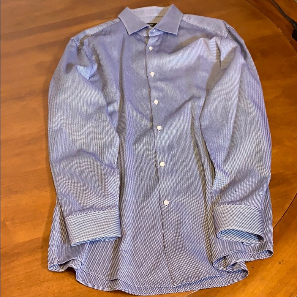 Hugo Boss Tailored Slim Fit Dress Shirt / Size 16”